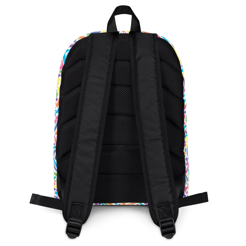 Vans rainbow checkered outlet realm backpack