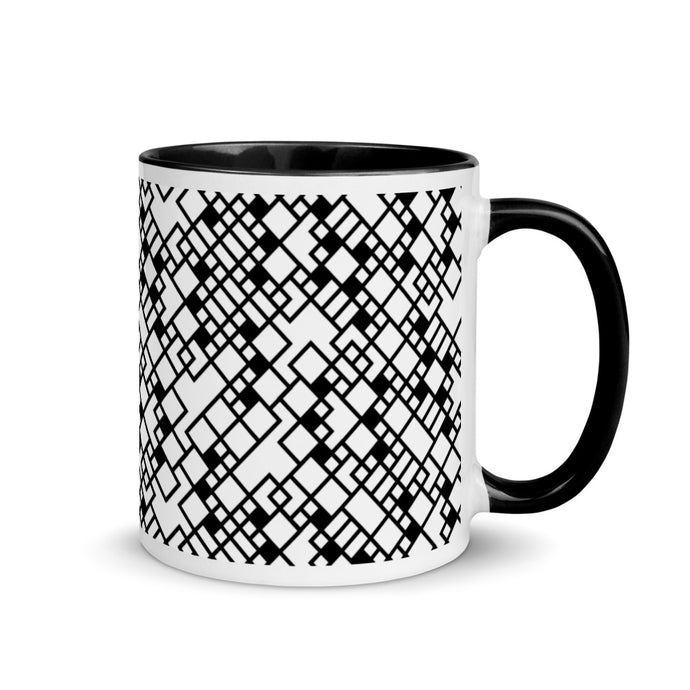 Tasse mit schwarzer Innenseite - Muster 13