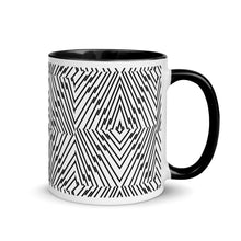 Tasse mit schwarzer Innenseite - Muster 14