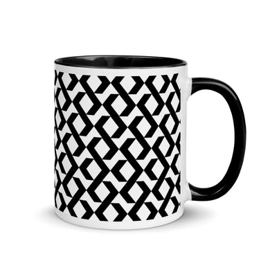 Tasse mit schwarzer Innenseite - Muster 15