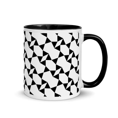 Tasse mit schwarzer Innenseite - Muster 23